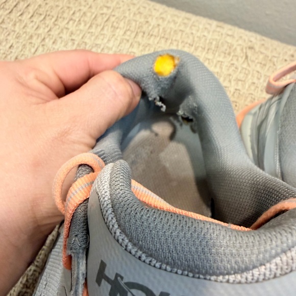 Hoka One One Womens Bondi 7 1110519 HMSH Gray Running Shoes Sneakers Size 7 - Picture 6 of 7